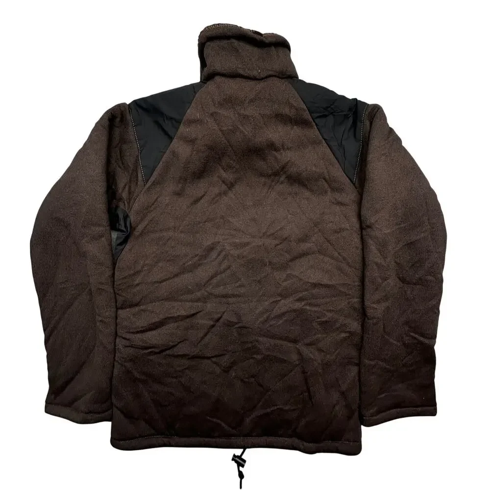 Vintage Army USGI Bear Suit Fleece Jacket Mens Small Gen 1 Brown Thick Pile